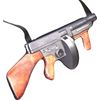 Widmann Polyster Handbag Style Gangster Machine Gun , ‎Brown/Black
