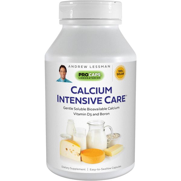 Andrew Lessman Calcium Intensive Care - 1000 Capsules - Maintains Healthy Bone and Skeletal Tissues. Vitamin D & Boron. Ultra-Fine, Highly Absorbable Powder in Easy-to-Swallow Capsule. No Additives.