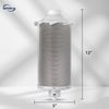iSpring FWSP500ARJ Spin Down Sediment Filter Replacement Cartridge, 50 Micron
