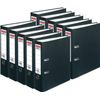 Herlitz Ordner maX.file protect A4 (8 cm mit Einsteckrückenschild) 10er Pack (Schwarz)