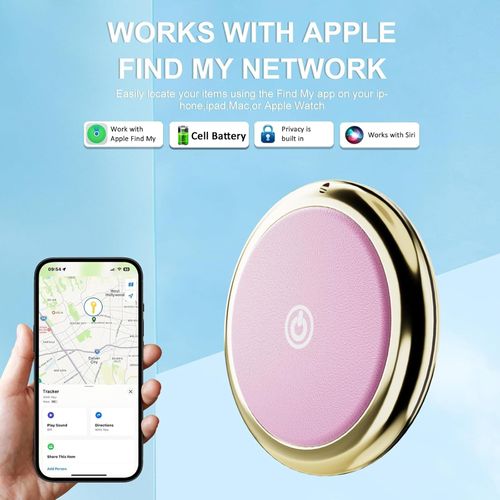 Air Tag Item Finders Tracker Work for Apple Find My (iOS Only) APP GPS Tags for Dogs,Cats,Luggage, Keys, Backpack, Satchel Etc. (2Pack)