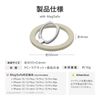 Luplus LN-SMRG08SL MagSafe Compatible Smartphone Ring "MAGTUS" Ring Slim Star Light