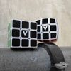 V-CUBE 3 x 3 White Flat | Professional, Fast, and Smooth | Speed Cube | Puzzle | Fidget Toy