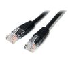 StarTech.com 15m Cat5e Patch Cable with Molded RJ45 Connectors - Black - Cat5e Ethernet Patch Cable - 15 m UTP Cat 5e Patch Cord (M45PAT15MBK)