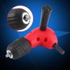 Right Angle Drill Bit Adapter With Handle,9.5mm Round Shank Keyless Chuck,right Angle Adapter 90 Degree Electric Drill Attachment