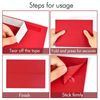 A7 Red Invitation 5x7 Envelopes 100 Pack- Self Seal, Square Flap,Perfect for ...
