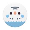 Blue Budgie Face PopSockets PopGrip: Swappable Grip for Phones & Tablets
