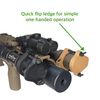 Hammy3DPrints Light/Lens Cover with Tip Grip for Weapon Mounted Flashlights (Black, Warrior 4)