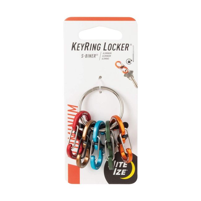 NITEIZE Carabiner S-Biner, Multicolor, Small