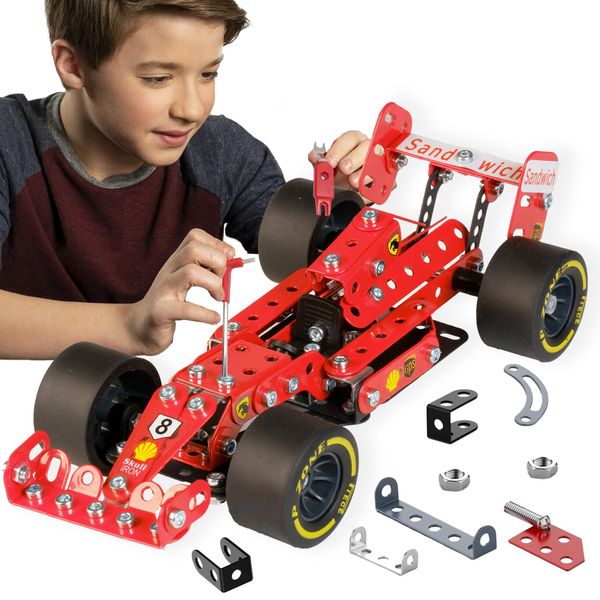 ITECRONH STEM Model Car Building Kit - DIY Science Projects Toys for Kids Ages 8-12, Fun Assembly Erector Toys Sets Model Car for Boys Girls, Toys for Kids Boys 8 9 10 11 12 Years Old