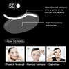 100pcs Disposable Shower Face Shields - Hair Salon, Permanent Makeup, Hairspray and Eye Protection Visors - LWBTOSEE Salon Supplies