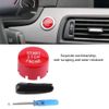 VOBOR Engine Start Stop Button Cover, Red Start Stop Engine Switch Button Replacement, Car Engine Start Stop Push Button Switch Cover Compatible with F30 G/F Disk Bottom with Start&Stop