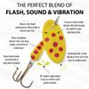 Panther Martin Spinning Lure, Spotted Yellow, 3/8 oz