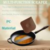4 PCS Pan Scraper Tool Multifunctional Dish Scraper Plastic Cake Scraper Handheld Pot Scraper Dough Scraper for Kitchen Cleaning Tools and Soft Food Cutting