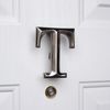 Monogram Letter T Door Knocker - Nickel