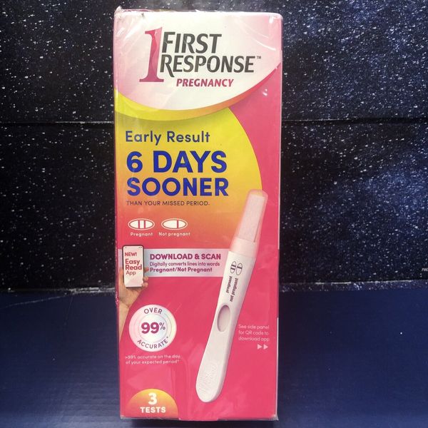 FIRST RESPONSE Early Result Pregnancy Test  6 Days Sooner - 3 Ct EXP: 8/23