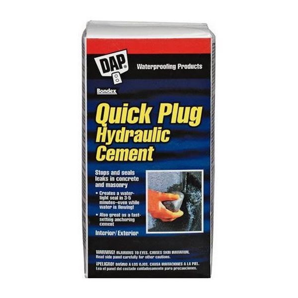 Dap 14084 Quick Plug Hydraulic Cement, 2.5 Lbs