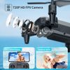DEERC D20 Mini Drone for Kids with 720P HD FPV Camera Remote Control Toys Gifts for Boys Girls with Altitude Hold, Headless Mode, One Key Start Speed Adjustment, 3D Flips 2 Batteries, Silver