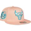 New Era 9Fifty Snapback Cap Chicago Bulls Blush Pink