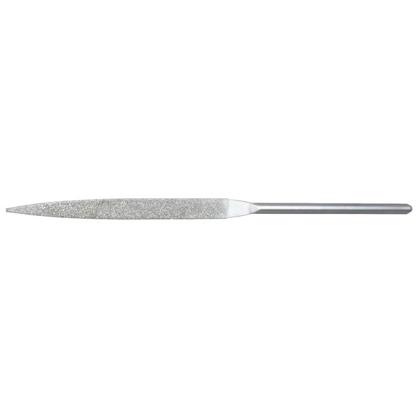 Strauss Needle File, Diamond Grit, Half-Round, Medium, 160mm Length, 5.4mm Width, 1.9mm Thickness