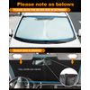 Foldable Windshield Sun Shade Cover Front Window Sun Visor For Ford Ford EDGE