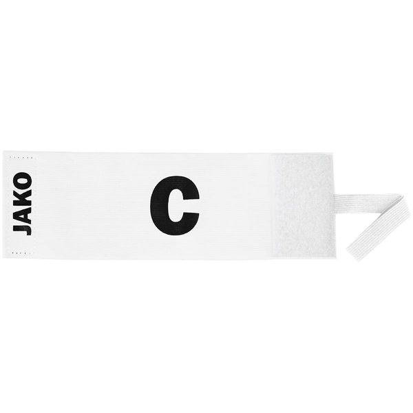 JAKO Classico Captain's Armband Size: 2, Colour: White