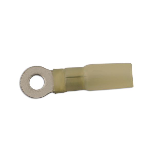 Connect 30232 Yellow Heat Shrink Ring Terminal 6.0mm 25pc