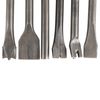 9Pcs Pneumatic Air Hammer Punch Chipping Bits Tool Chisel 0.39In Shank Tool Set