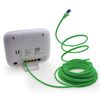 1aTTack.de Patch cable - 1m Ethernet, network, LAN cable CAT6a (for gigabit networks, routers, switches, modems with RJ45 input - green)