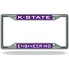 Kansas State K STATE ENGINEERING License Plate Frame