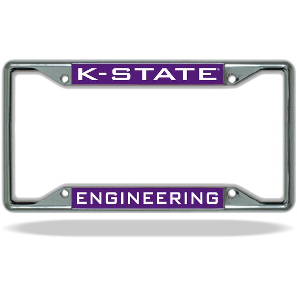 Kansas State K STATE ENGINEERING License Plate Frame
