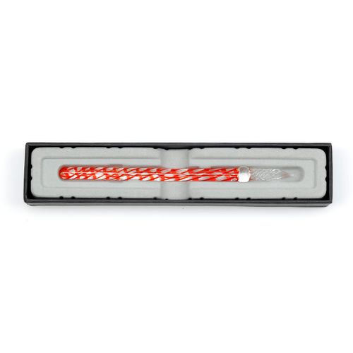 Herbin Herbin hb21722 Glass Pen Spiral Red Special Box [Traditional French Brand Founded in 1670] Handcraft
