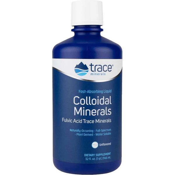 Colloidal Minerals Unflavored Trace Minerals 32 oz Liquid