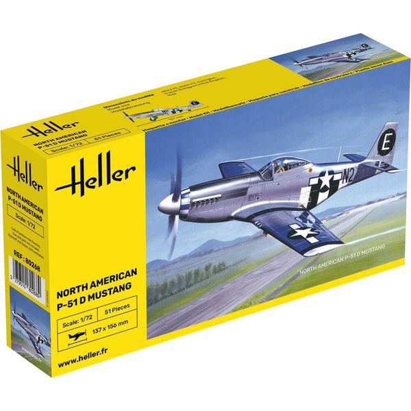 Heller HEL80268 1:72-P-51 Mustang