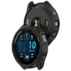 LOKEKE Compatible with Garmin Forerunner 965 Protective Case, TPU Protective Cover Shell Compatible with Garmin Forerunner 965 (TPU Black)