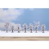 Noch 25075 8-10 cm High Winter Trees Landscape Modelling (7-Piece)