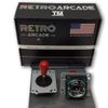 Arcade Joystick with Red Top, Switchable from 8-way to 4-way operation