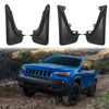 4x Front & Rear Splash Guard Mud Flaps Mudflaps for Jeep Cherokee KL 19-21