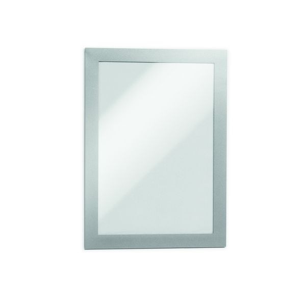 Durable DURAFRAME Sign Holder, 5.5 x 8.5, Silver, 2/Pack