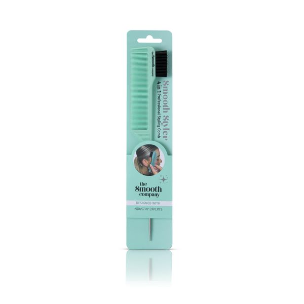 Professional Styling Comb. 4 in 1 Detangling, Sectioning,Edges/Smoothing & Parting