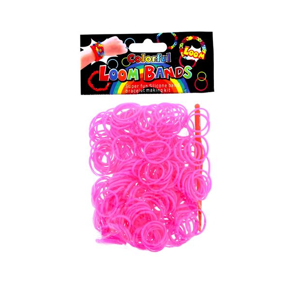 6 X Loom Bandz - Rainbow Colours - Dark Blue 600 Count