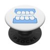 Funny Crooked Teeth PopSockets Adhesive PopGrip