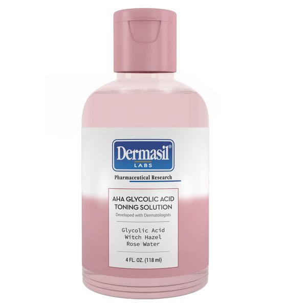 Dermasil AHA Glycolic Acid Toning Solution 4oz 3-Pack