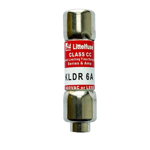 New KLDR 6A KLDR-6 KLDR006 600Vac Time Delay Fuse, Pack of 10