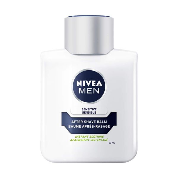 NIVEA FOR MEN Sensitive Post Shave Balm 3.30 oz (Pack of 4)