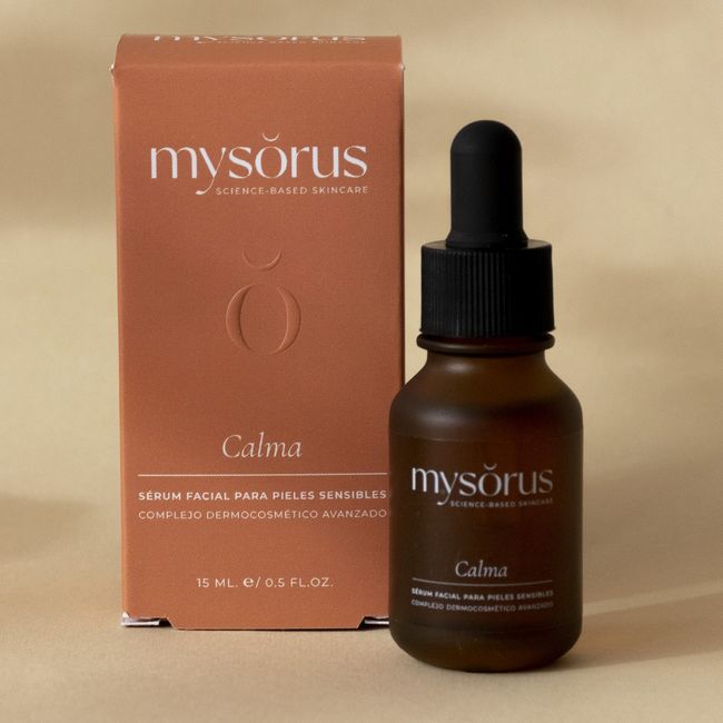 mysŏrus Calma Gesichtserum für empfindliche Haut. Fortschrittliche Dermo-Kosmetik-Komplex für wissenschaftliche Hautpflege. Vegan 30 ml Flasche für 2 Monate Behandlung.