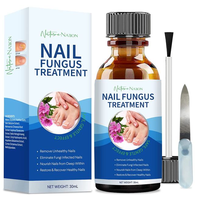 Extra Strength Nail Repair Solution for Discolored and Damaged Nails