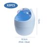 NIDHFG 2 Pieces Cute Mini Desktop Trash Cans, Creative With Lid, Fun Multi-Function Storage Box, Convenient Trash Cans.
