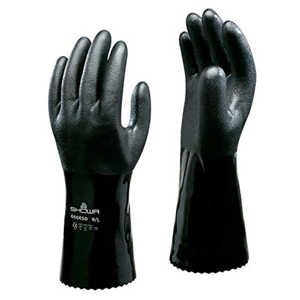 SHOWA 12'' 660ESD Antistatic Gauntlet - 9/L