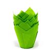 Bakery Direct 50 Standard Size Tulip Muffin Wraps Cases Colour Green